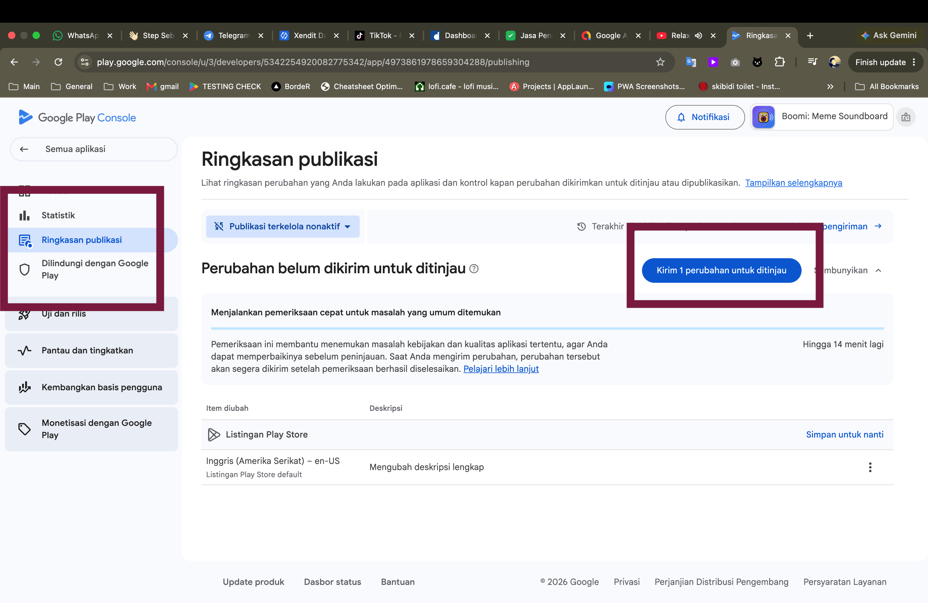WAJIB: Kirim perubahan untuk ditinjau